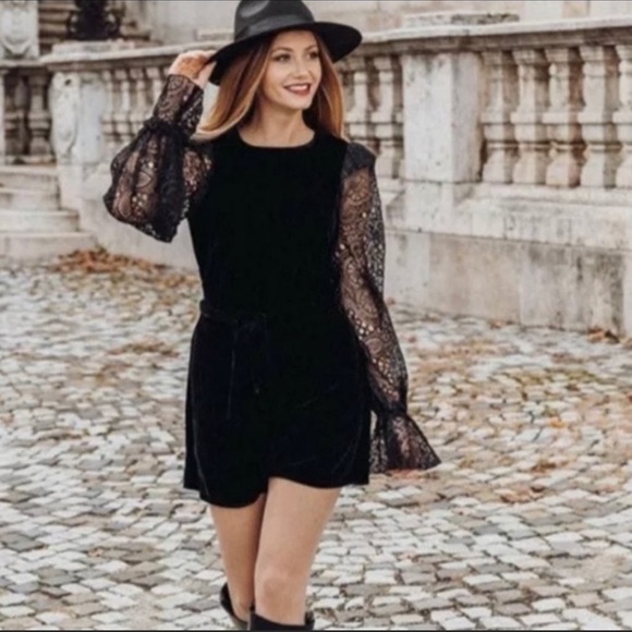 H&M The Vampire’s Wife lace neo gothic dress NWT - Picture 3 of 10